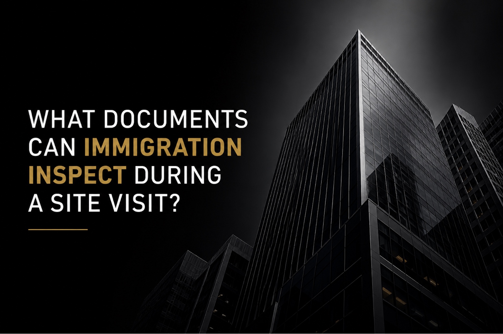 What Documents Can Immigration Inspect During a Site Visit? Immigration Compliance, Regulatory Oversight, and Inspection Readiness for Multinational Companies in Indonesia