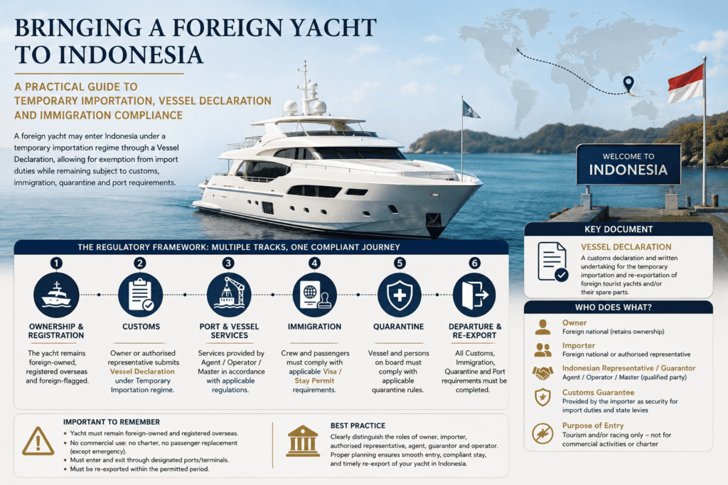 Bringing a Foreign Yacht to Indonesia A Practical Guide to Temporary Importation, Vessel Declaration and Immigration Compliance