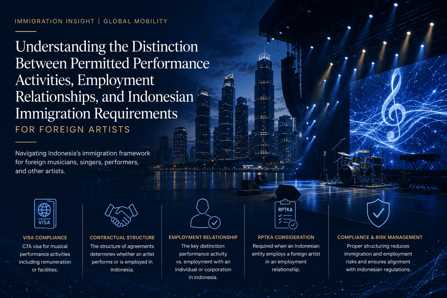 Foreign Artists Performing in Indonesia: When Is a Work Permit Required?