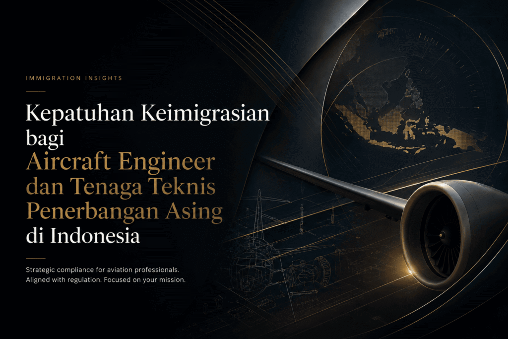 Kepatuhan Keimigrasian bagi Aircraft Engineer dan Tenaga Teknis Penerbangan Asing di Indonesia